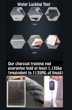Load image into Gallery viewer, Dono Bamboo Carbon Fiber Training Pee Pad Charcoal Pet Dog Absorbent Anti Bacterial Odor Deodorizing (Bundle of 2)