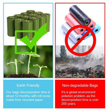 Load image into Gallery viewer, Biodegradable Furry Kids Poop Bag Refill (Box of 8 rolls)