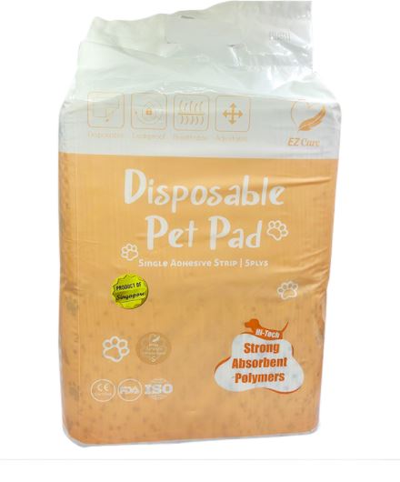 Ez Care Disposable Pet Pads/ Training Pads For Furry Kids (Bundle of 2 packs) Green